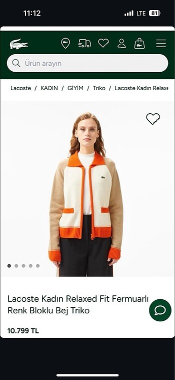 Lacoste triko Hirka