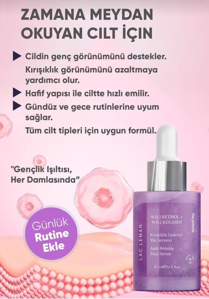 Kadınlar için Anti-Aging Yüz Serumu - Görsel 3