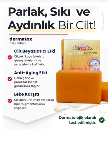 Dermatox Kojik Asit Sabunu - Görsel 7