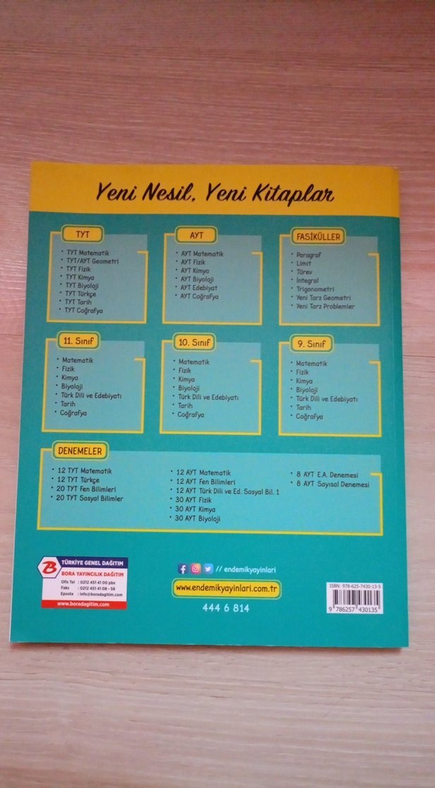 Endemik TYT Fizik Soru Bankası - Görsel 2