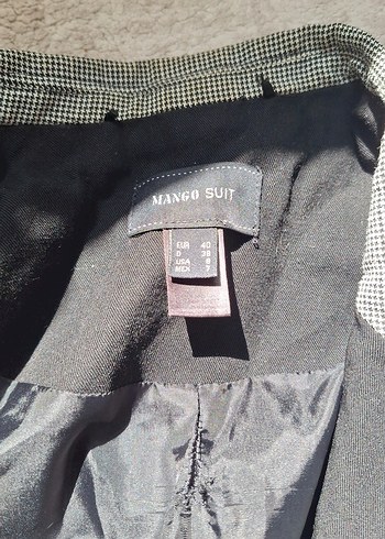 40 Beden Gri Kadın Blazer Ceket