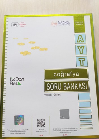 345 AYT Coğrafya Soru Bankası