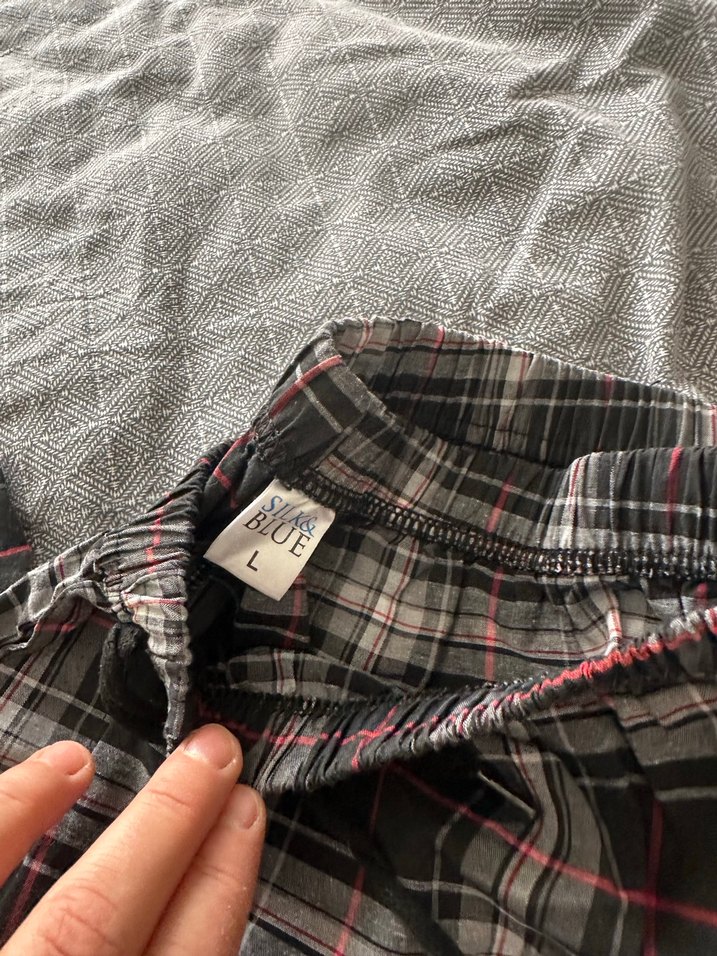 Gri Ekose Rahat Kesim erkek alt - Görsel 2