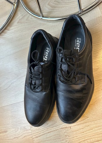 Erkek Siyah hakiki deri Ayakkabı - Görsel 3