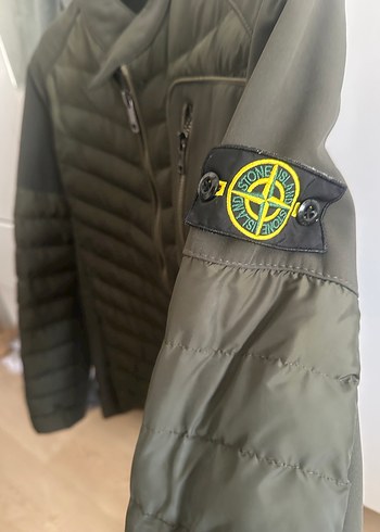 Haki renk stone island erkek mont - Görsel 3