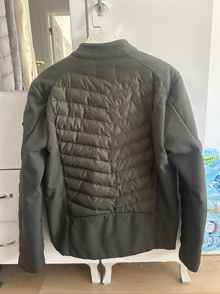 Haki renk stone island erkek mont - Görsel 2