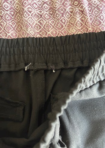 LC Waikiki Kadın Siyah Çizgili Kumaş Eşofman Altı
