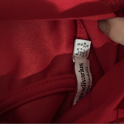 Stradivarius Stradivarius kırmızı sweatshirt
