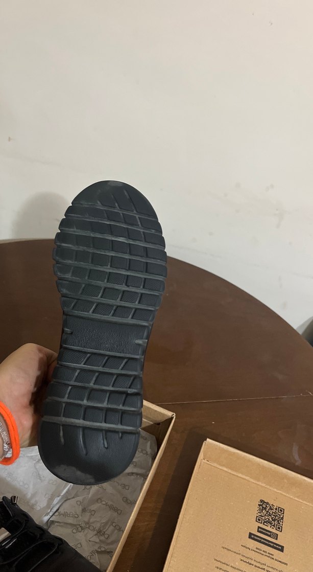 Siyah Bağcıklı kadın Günlük Ayakkabı - Görsel 4