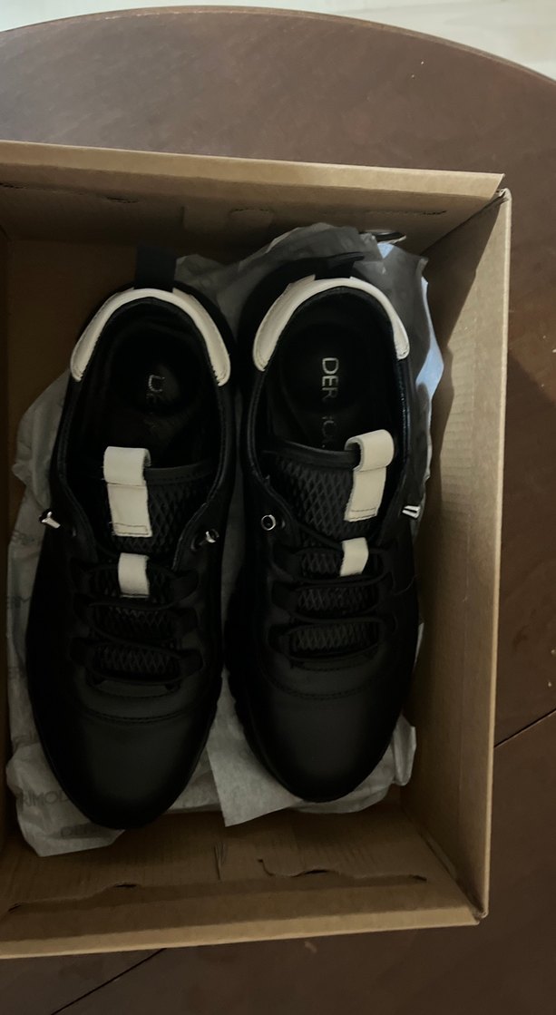 Siyah Bağcıklı kadın Günlük Ayakkabı - Görsel 5