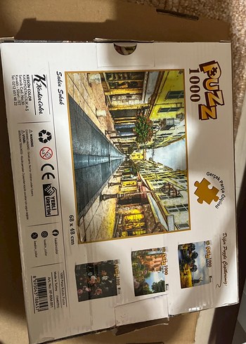 1000 Parça Sakin Sokak Puzzle - Görsel 2