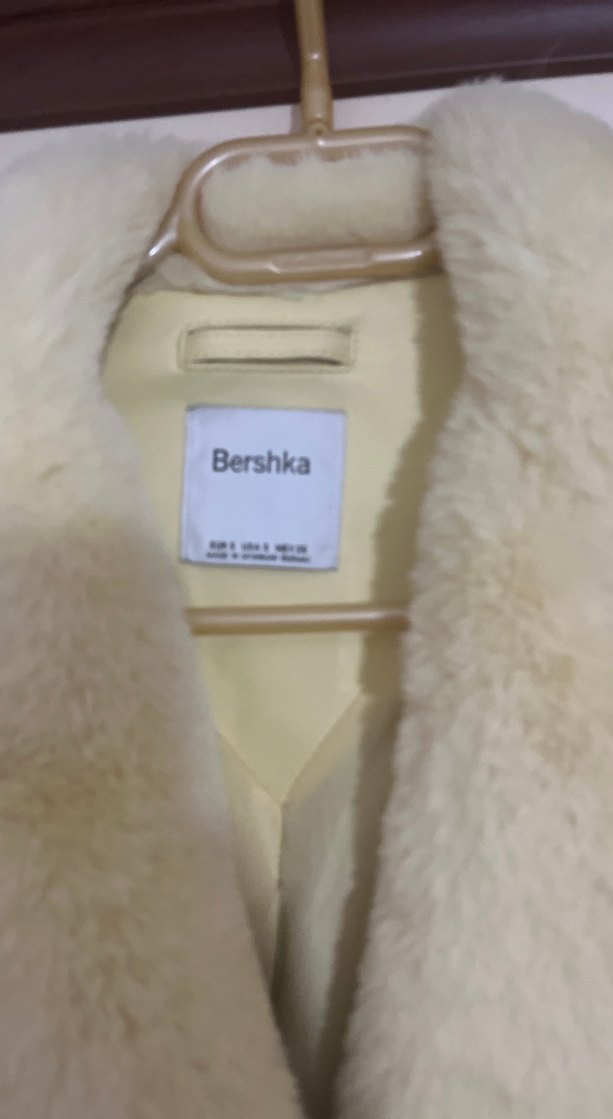 Bershka deri kürklü kaban . - Görsel 3