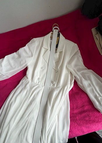 Beyaz nikah elbisesi - Görsel 9