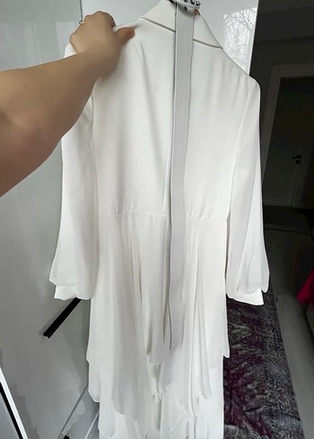 Beyaz nikah elbisesi - Görsel 7