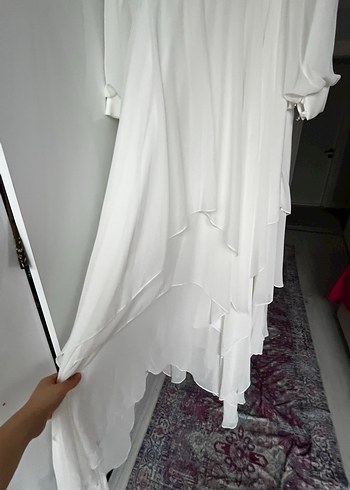 Beyaz nikah elbisesi - Görsel 6