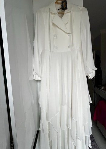 Beyaz nikah elbisesi - Görsel 2