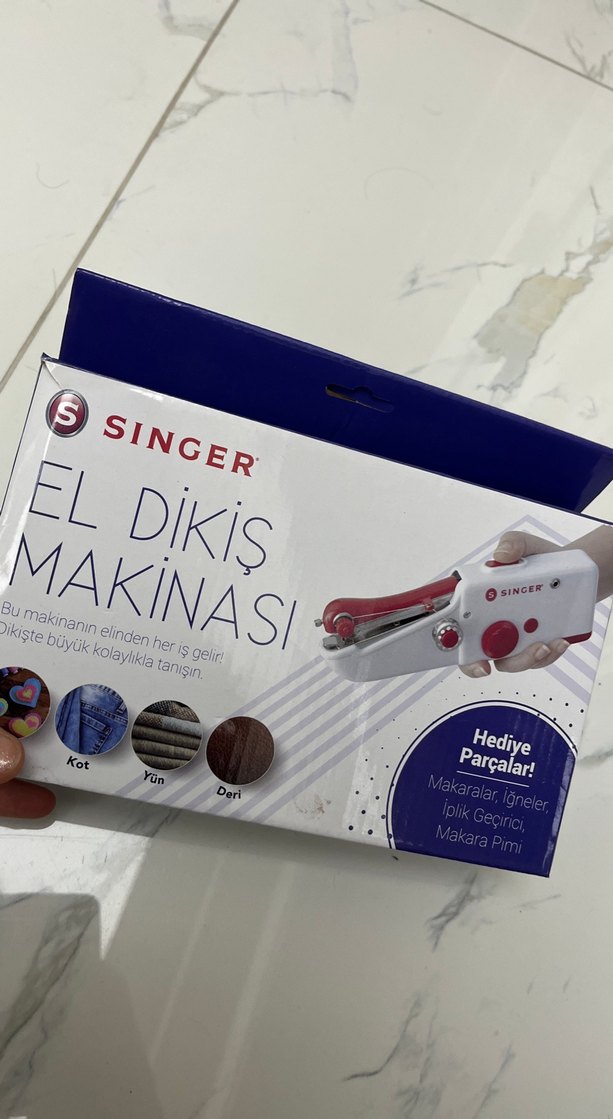 Singer El Dikiş Makinası Beyaz - Görsel 2