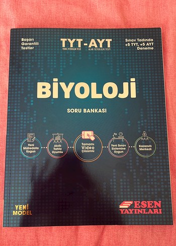 Esen Yayınları TYT-AYT Biyoloji Soru Bankası