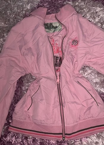 Lolita Pembe Vintage Paraşüt Ceket - Görsel 2