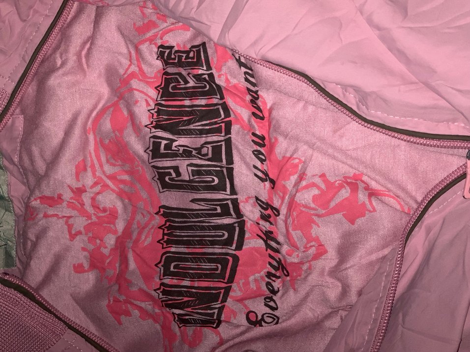 Lolita Pembe Vintage Paraşüt Ceket - Görsel 4