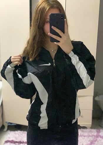 Orijinal Nike Vintage Paraşüt Ceket - Görsel 2