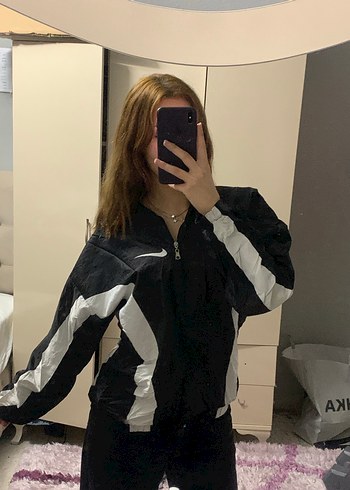 Orijinal Nike Vintage Paraşüt Ceket - Görsel 3