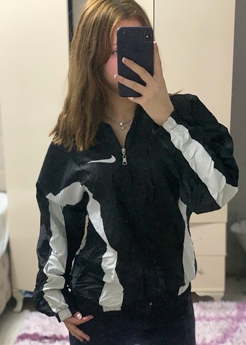 Orijinal Nike Vintage Paraşüt Ceket - Görsel 4