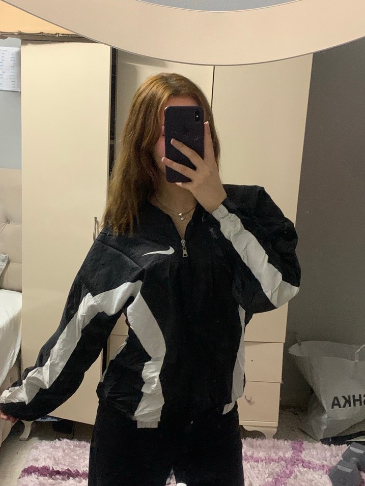 Orijinal Nike Vintage Paraşüt Ceket - Görsel 3