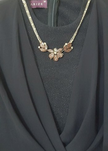 Uzun lacivert  Gotik Elbise - Görsel 2