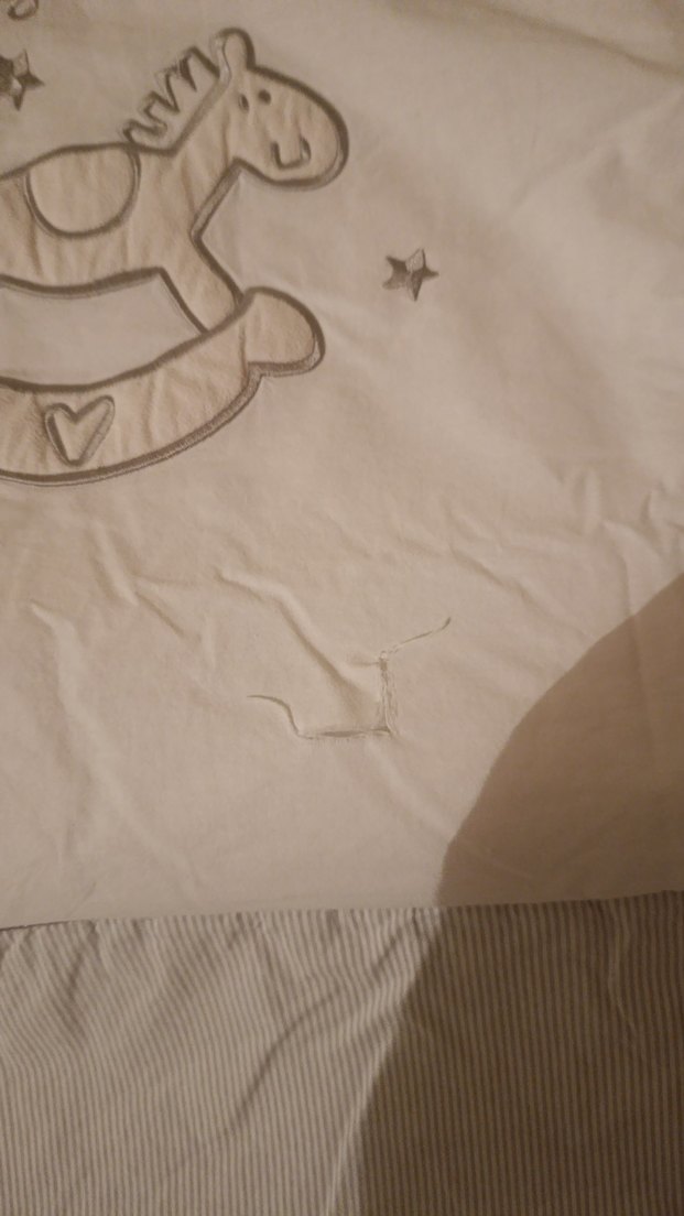 Bej ve Gri Baskılı Pamuklu Çocuk Yastığı - Görsel 2