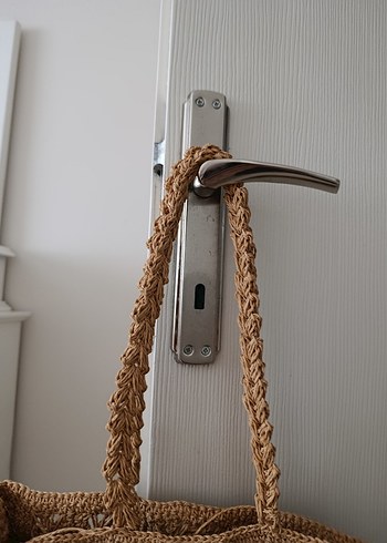 Bej Örgü Kadın Çanta - Görsel 3