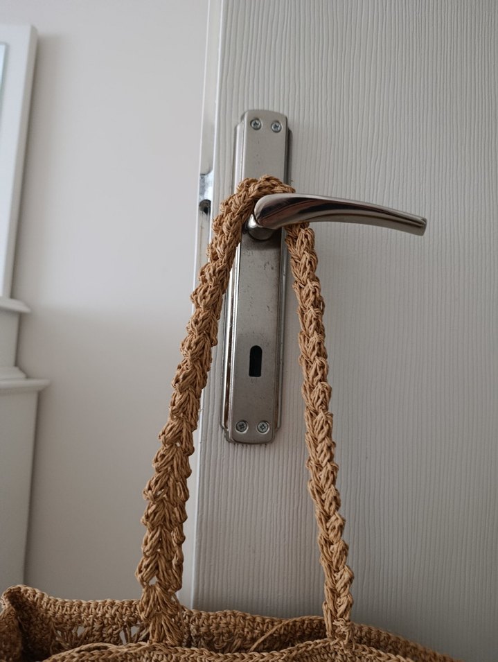 Bej Örgü Kadın Çanta - Görsel 3