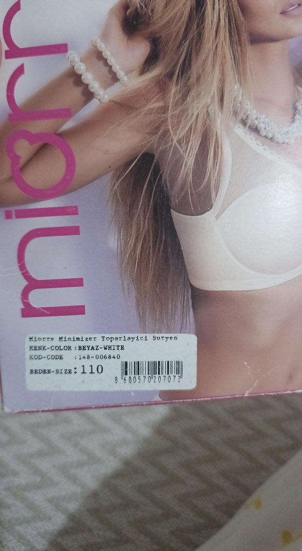 Bej Desenli Mini Sütyen toparlayıcı 1beden küçülten sutyen - Görsel 2