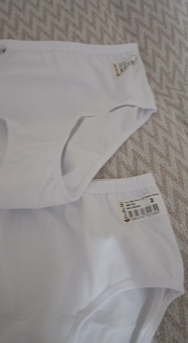 Beyaz Midi Kadın Külot 2'li Paket - Görsel 2