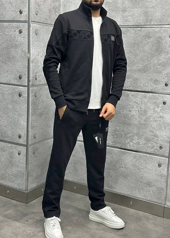 Siyah Erkek Eşofman Takımı - Görsel 2