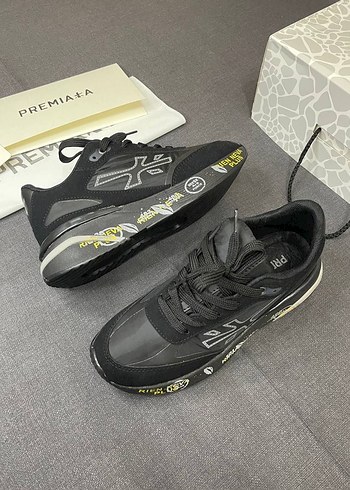 Premiata Siyah Spor Erkek Sneakers - Görsel 3