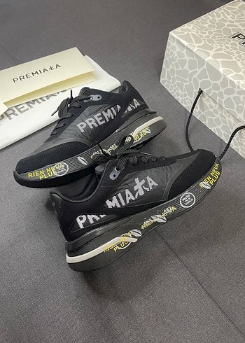 Premiata Siyah Spor Erkek Sneakers - Görsel 4