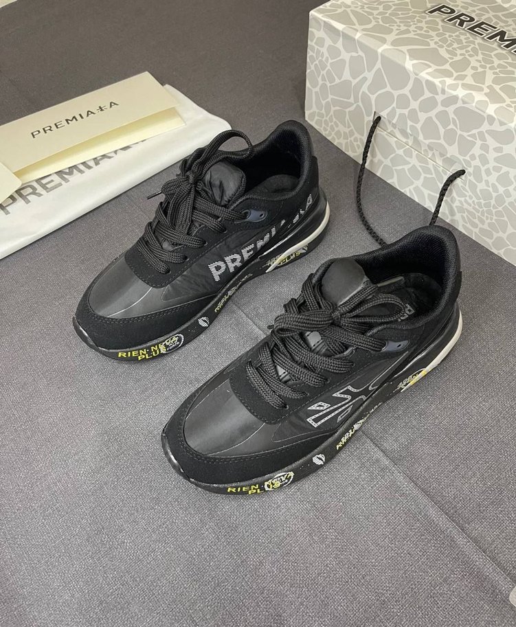 Premiata Siyah Spor Erkek Sneakers - Görsel 2