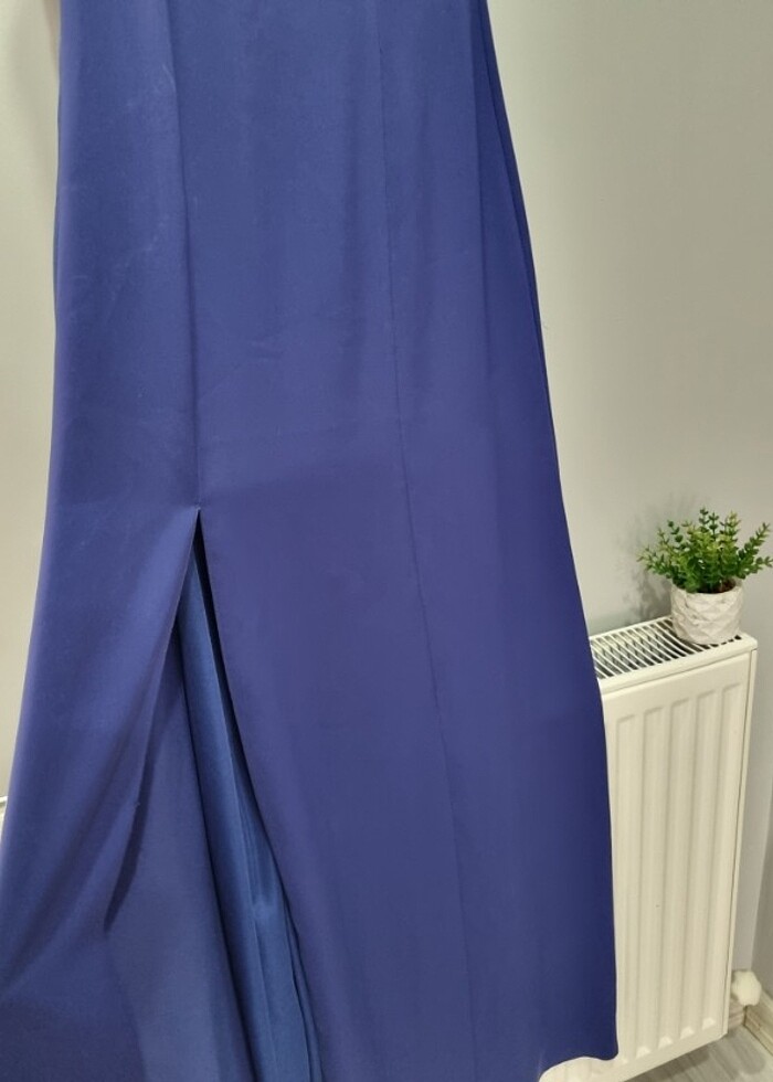 Mavi Abiye Elbise - Görsel 2