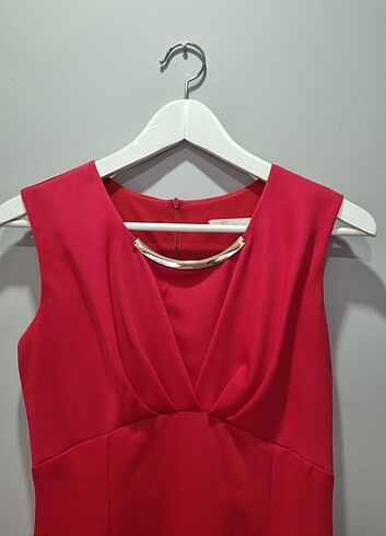 Kırmızı Mini Elbise - Görsel 4