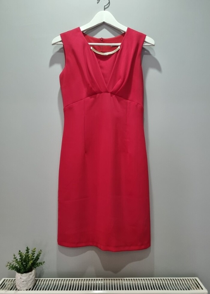 Kırmızı Mini Elbise - Görsel 5