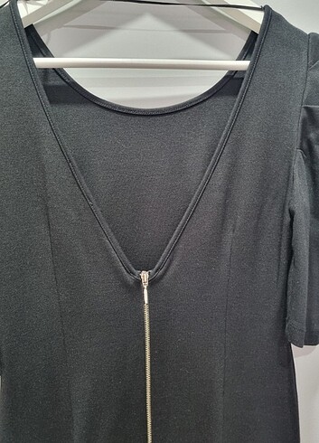 Siyah Kalem Elbise - Görsel 5