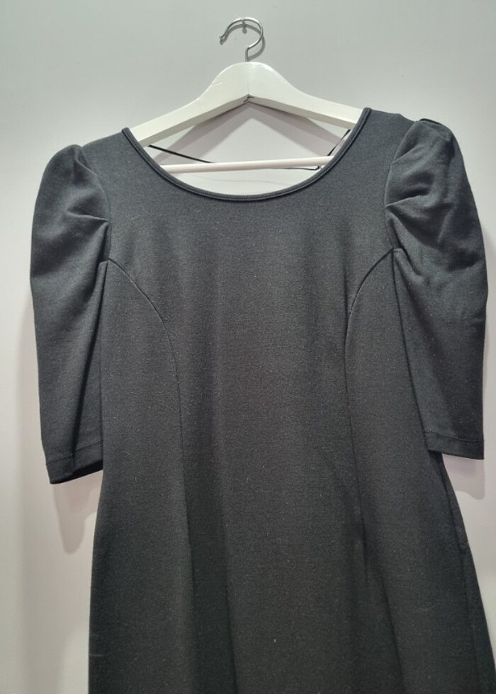 Siyah Kalem Elbise - Görsel 2