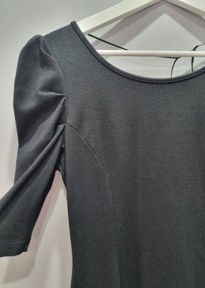 Siyah Kalem Elbise - Görsel 3