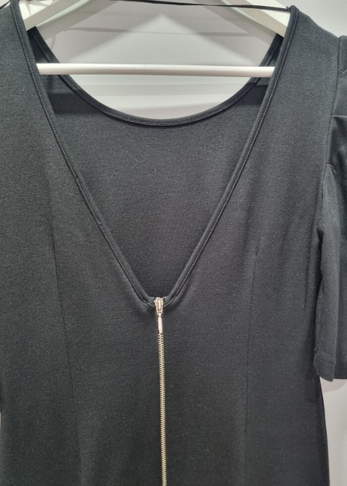 Siyah Kalem Elbise - Görsel 5