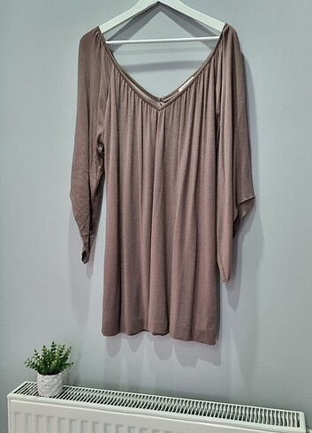 Vizon Yarasa kol mini elbise - Görsel 2