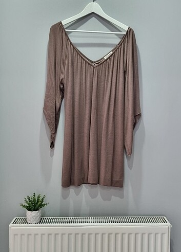 Vizon Yarasa kol mini elbise - Görsel 3