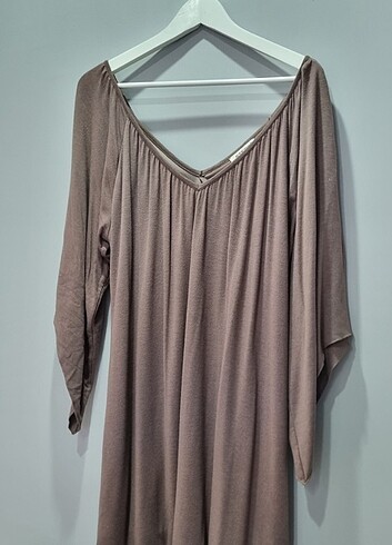 Vizon Yarasa kol mini elbise - Görsel 4