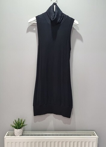 Siyah Mini Elbise - Görsel 4