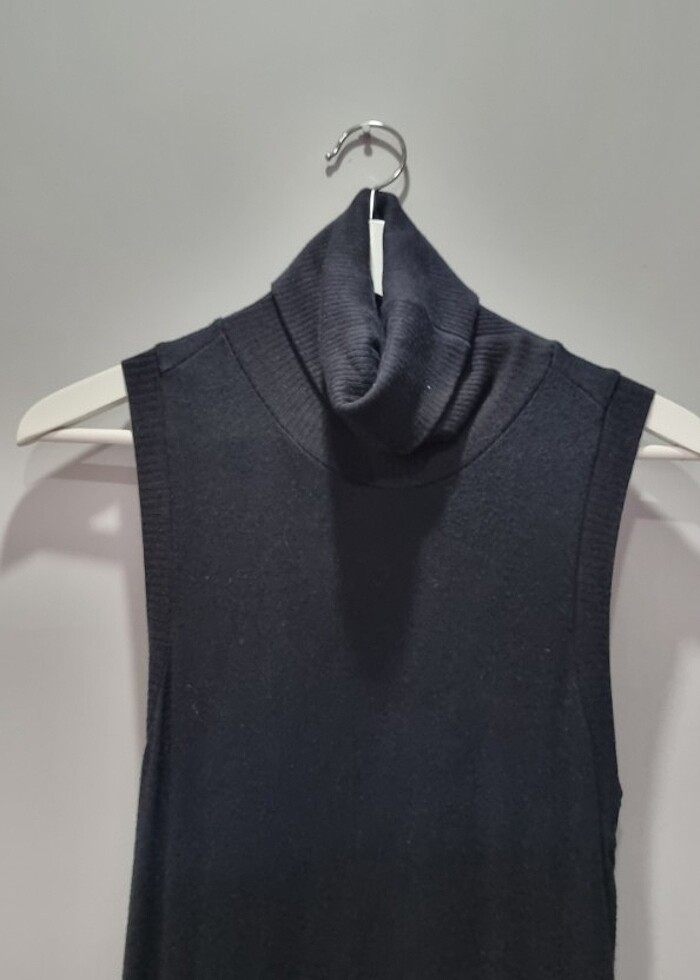 Siyah Mini Elbise - Görsel 3